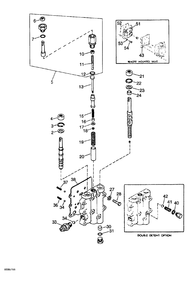 Схема запчастей Case 689G - (06-50) - TRANSMISSION COMPONENTS, CONTROL VALVE (06) - POWER TRAIN