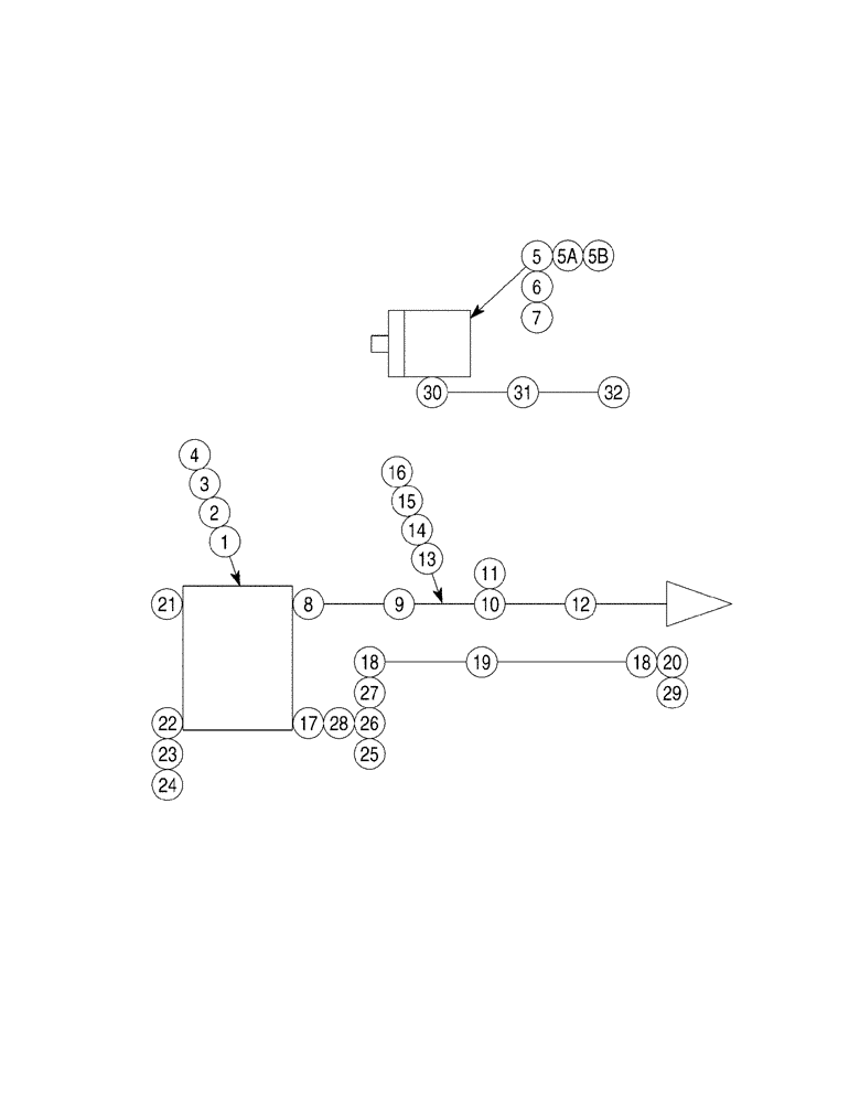 Схема запчастей Case 6030 - (08-02) - PUMP AND MOTOR SYSTEM DRILL FLUID (08) - HYDRAULICS