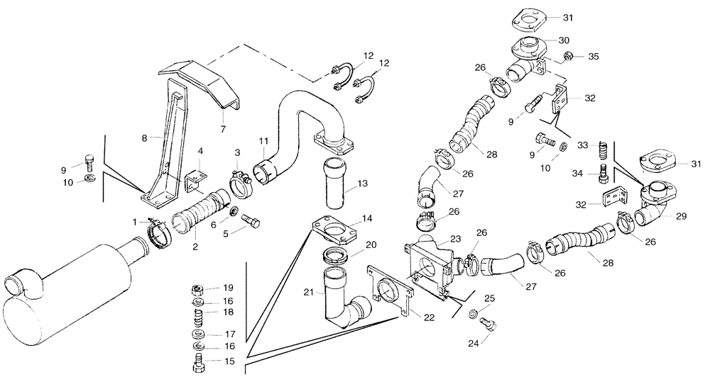 Схема запчастей Case 325 - (5.800[09]) - HEATING BODY OPTION (10) - Cab/Cowlings