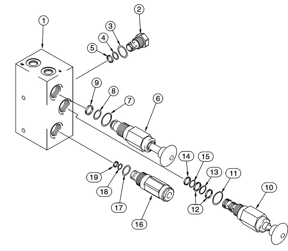 Схема запчастей Case 90XT - (07-06) - PUMP BRAKE (07) - BRAKES