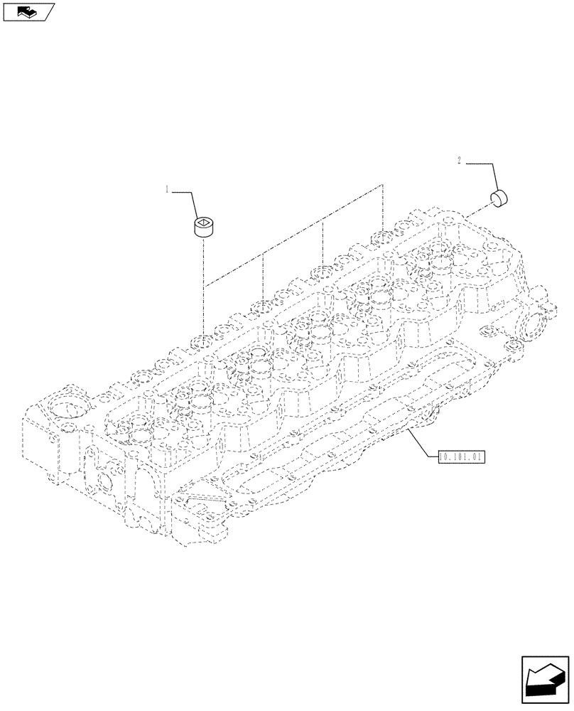 Схема запчастей Case F4HFE613F E003 - (10.408.03) - HEAT EXCHANGER - ENGINE (504056412) (10) - ENGINE