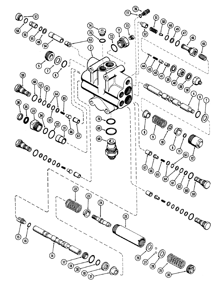 Схема запчастей Case 680CK - (118) - L12099 VALVE 