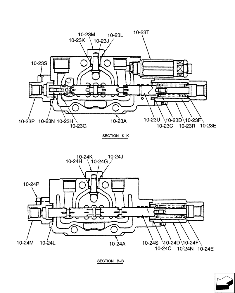 Схема запчастей Case CX31B - (01-028[09]) - VALVE INSTAL (35) - HYDRAULIC SYSTEMS