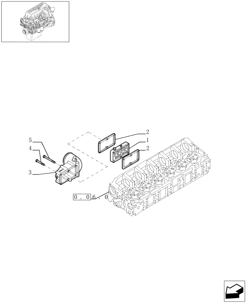 Схема запчастей Case F3AE0684E B002 - (0.36.70[01]) - INTAKE MANIFOLD (500387607) 