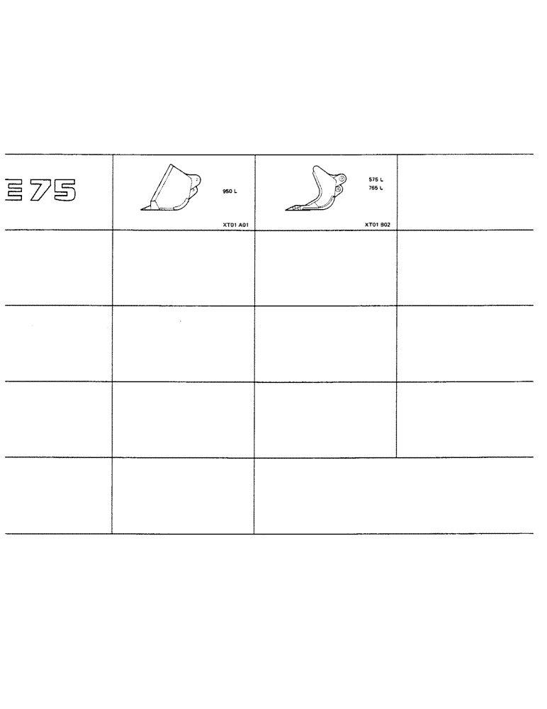 Схема запчастей Case 75P - (0-23) - E75 (00) - PICTORIAL INDEX