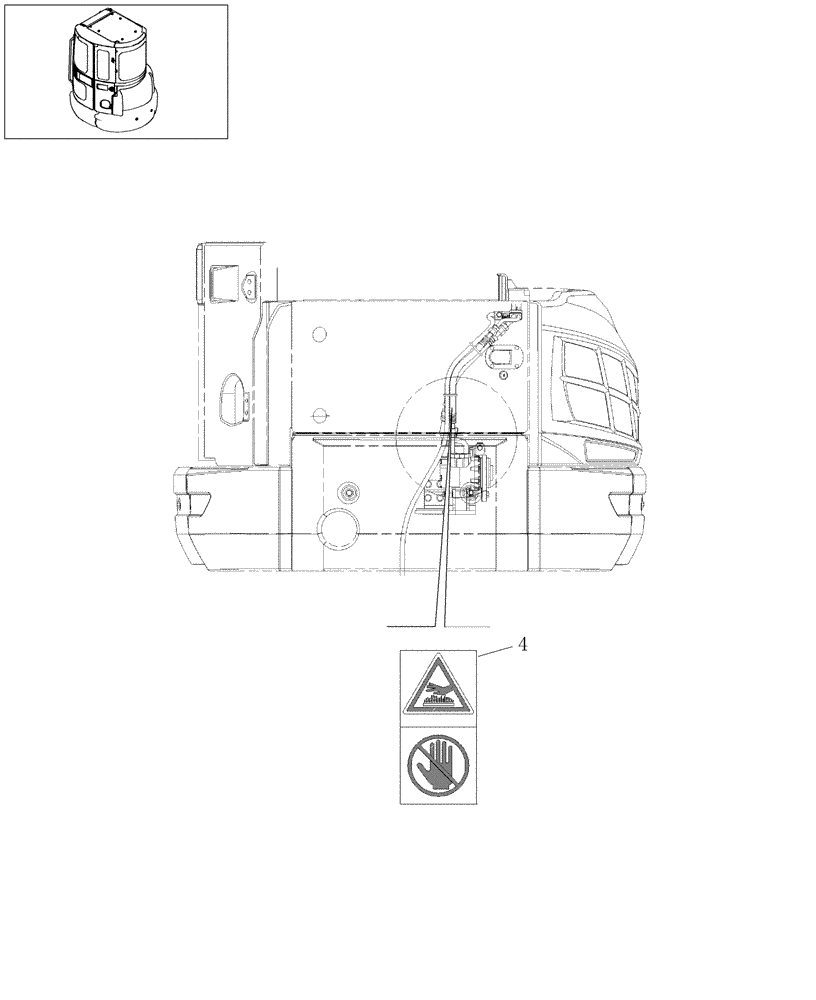 Схема запчастей Case CX31B - (5.0604[28]) - DECALS (HEATER&COOLER, CAB) - 747939020 (90) - PLATFORM, CAB, BODYWORK AND DECALS