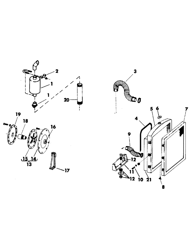 Схема запчастей Case 30EC - (C10) - GMC 3-53 DIESEL ENGINE, (DROTT #55949 AND MOUNTING PARTS) (01) - ENGINE