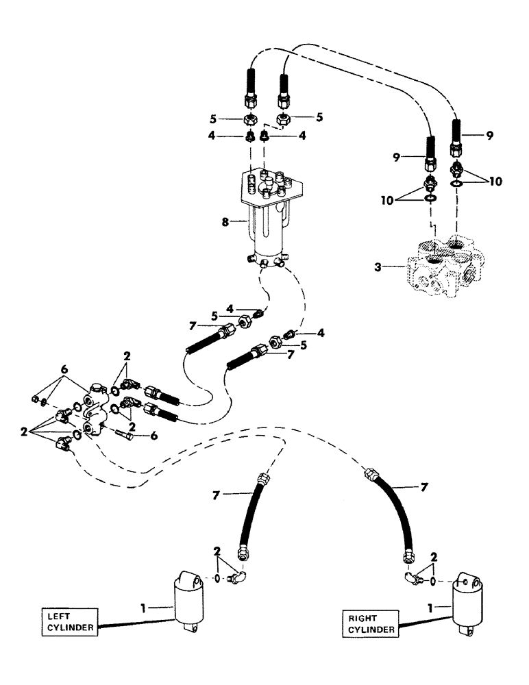 Схема запчастей Case 35EC - (085) - LEVELER HYDRAULICS, (USED ON UNITS WITH SERIAL NUMBER 597 AND AFTER.) (07) - HYDRAULIC SYSTEM