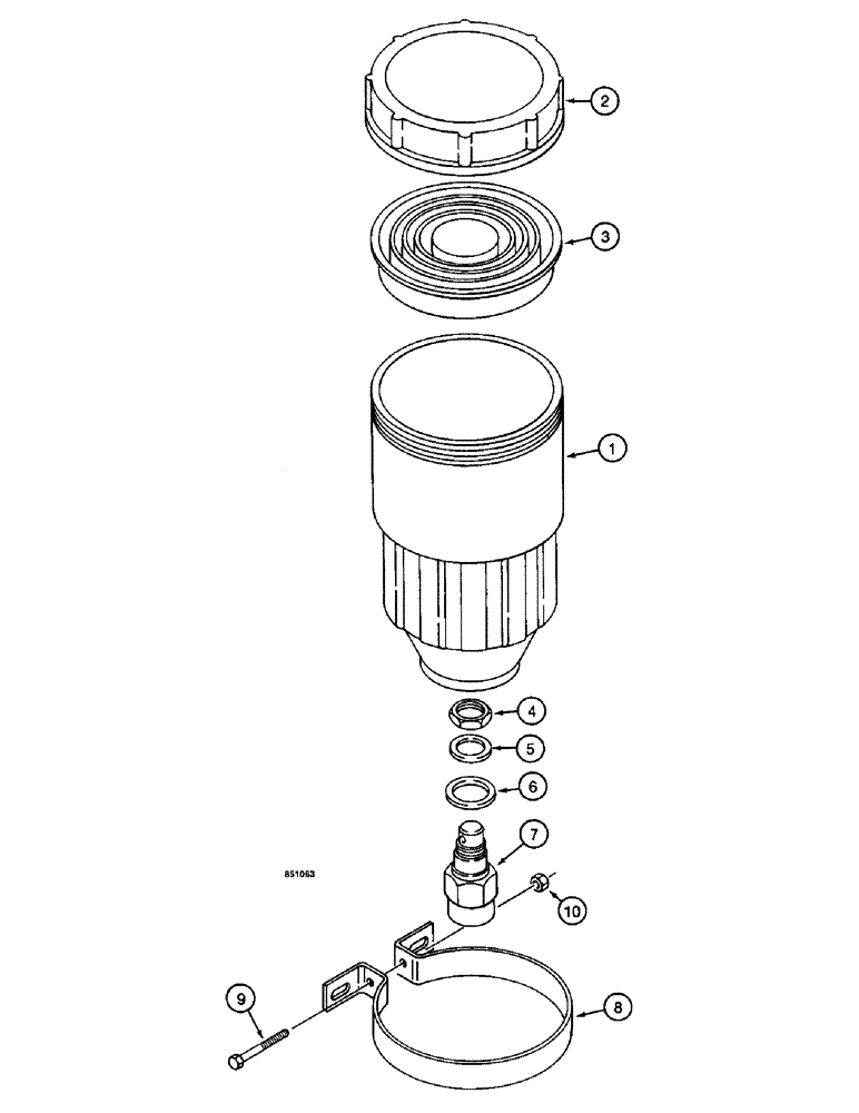 Схема запчастей Case W14 - (450) - L114928 BRAKE RESERVOIR (07) - BRAKES