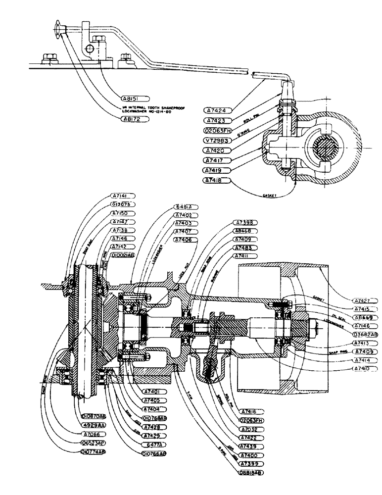 Схема запчастей Case 425 - (082) - BELT PULLEY ASSEMBLY (21) - TRANSMISSION