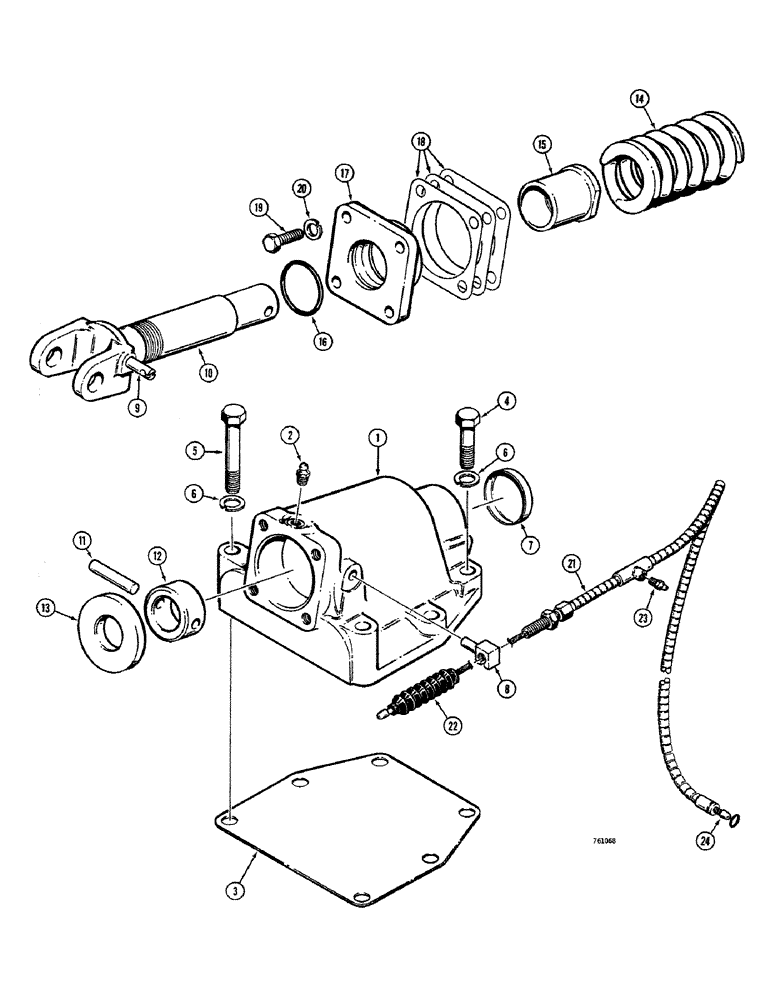 Схема запчастей Case 380CK - (050) - SELECTAMATIC DOUBLE ACTING SENSING UNIT 