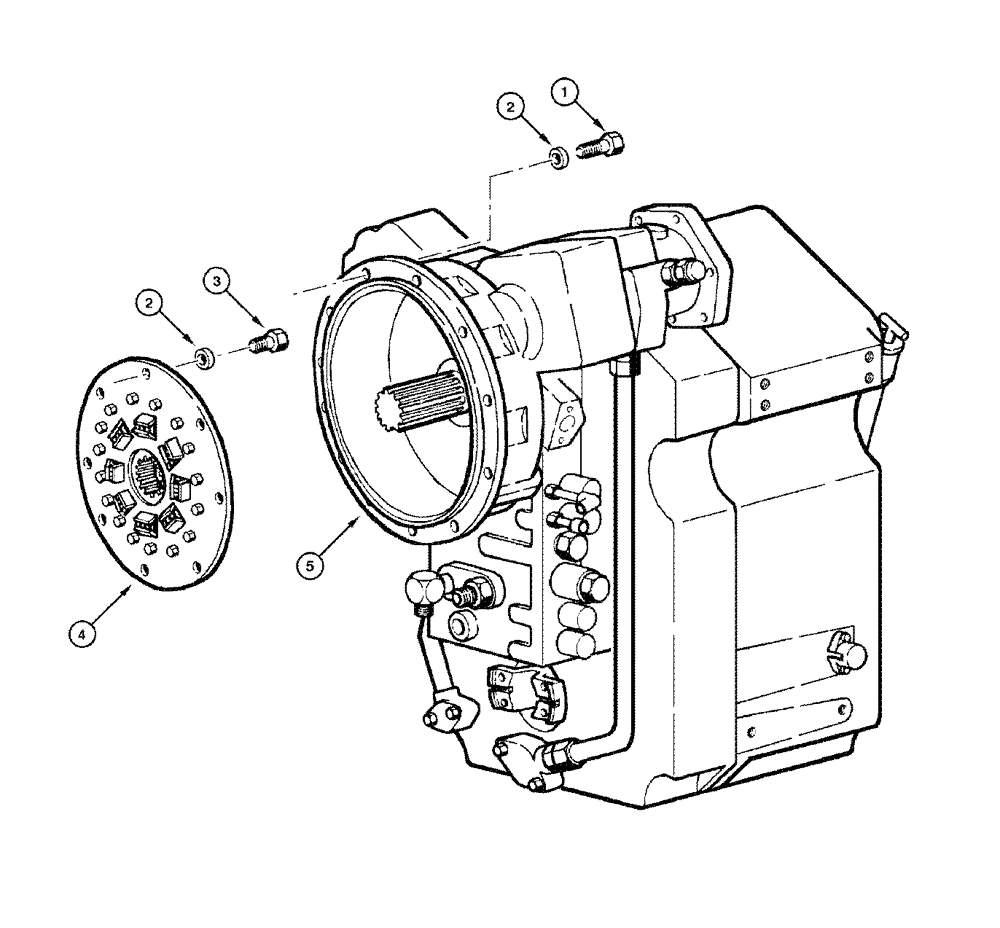 Схема запчастей Case 865 DHP - (6-002) - TRANSMISSION AND COUPLING (06) - POWER TRAIN