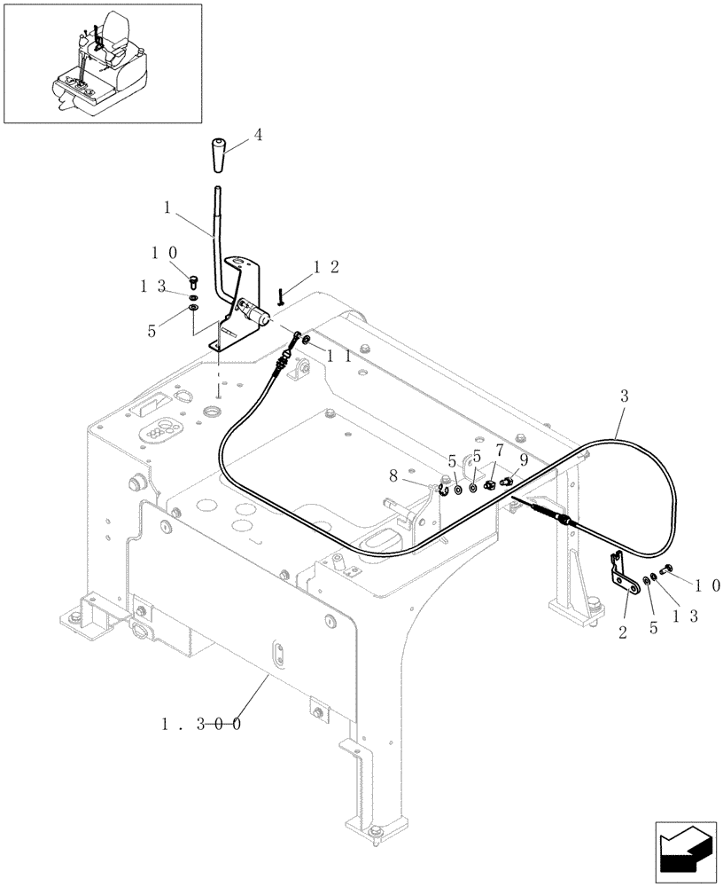 Схема запчастей Case CX16B - (0.004[01]) - ENGINE ACCELERATOR CONTROLS (10) - ENGINE