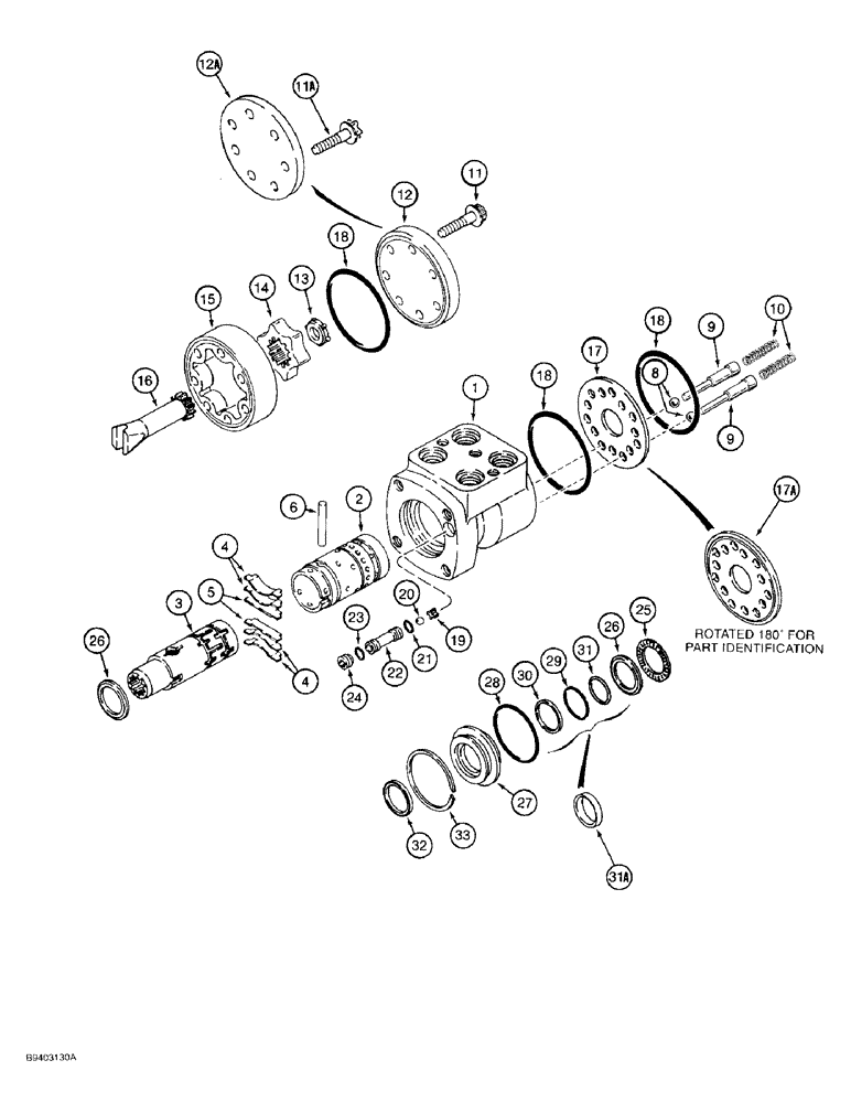 Схема запчастей Case 480F - (5-08) - STEERING CONTROL VALVE, EATON CHARLYNN NO. 263-1061-004 (05) - STEERING