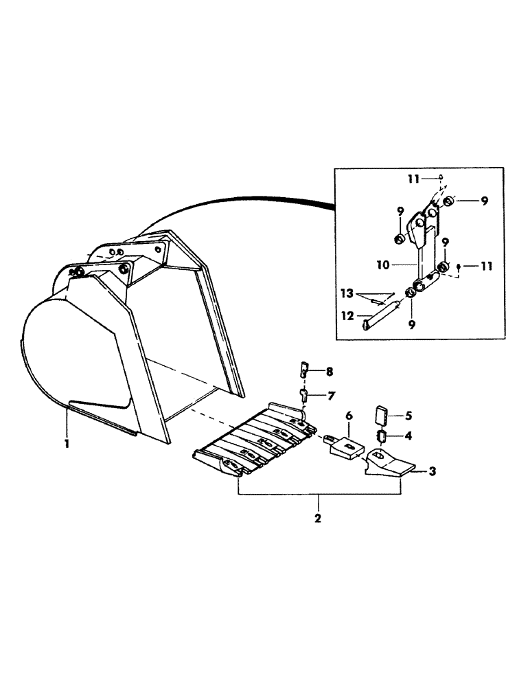 Схема запчастей Case 35EC - (088) - SEVERE DUTY BACKHOE BUCKETS WITH ESCO TEETH (19) - BUCKETS