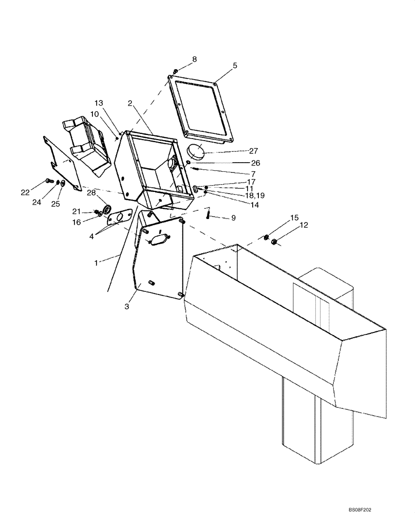 Схема запчастей Case SV212 - (55.640.05) - DISPLAY BOX (ACE) (55) - ELECTRICAL SYSTEMS