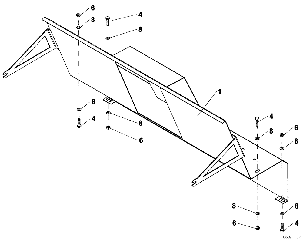 Схема запчастей Case SV208 - (12-001-01[02]) - NOISE REDUCTION (GROUP 208) (ND127522) (09) - CHASSIS/ATTACHMENTS