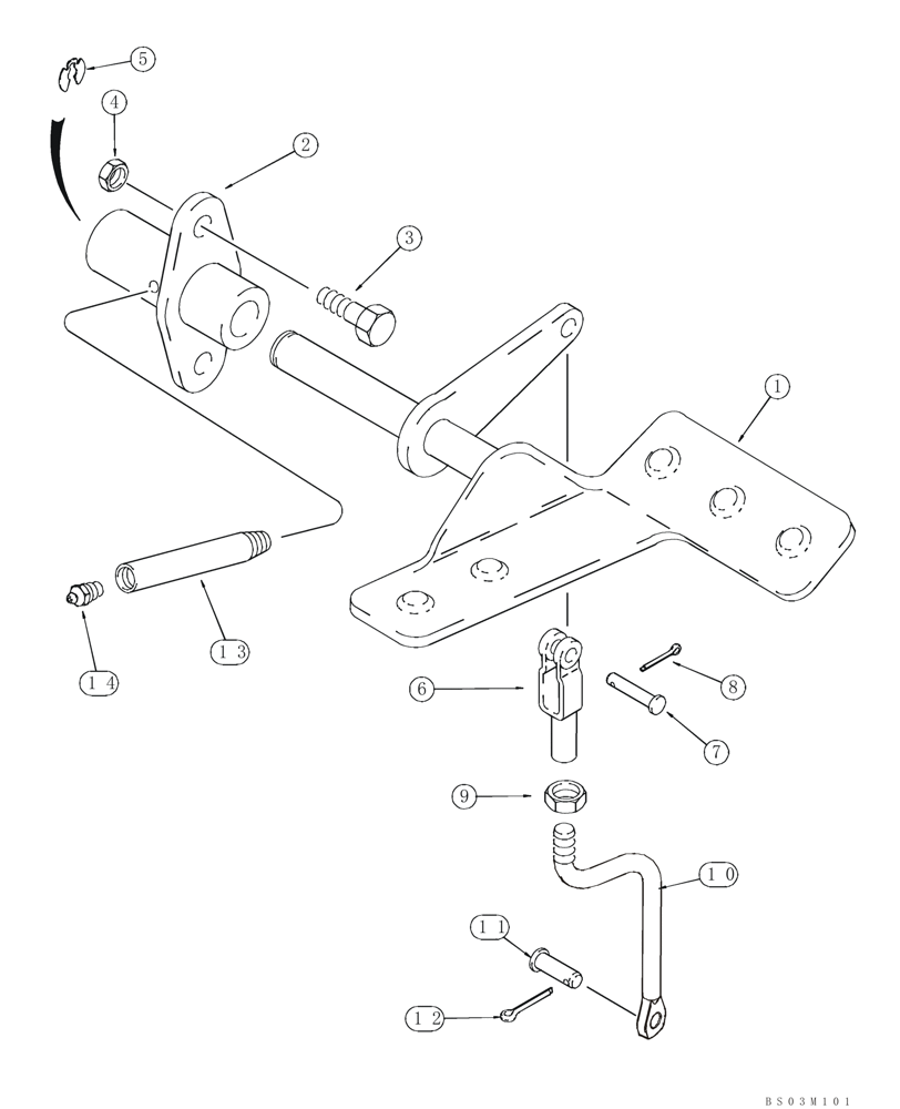 Схема запчастей Case 590SM - (09-19) - CONTROLS - BACKHOE, WITH HAND SWING (MODELS WITH EXTENDABLE DIPPER) (09) - CHASSIS/ATTACHMENTS