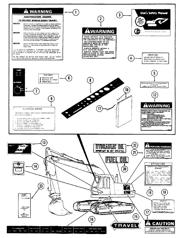 Схема запчастей Case 50 - (294) - DECALS, (USED ON UNITS WITH SERIAL NUMBER 6279926 THRU 6280344)(SN 6279926 AND AFTER) (90) - PLATFORM, CAB, BODYWORK AND DECALS