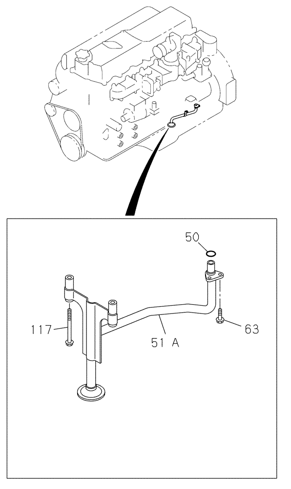 Схема запчастей Case CX350C - (02-026[00]) - STRAINER (02) - ENGINE