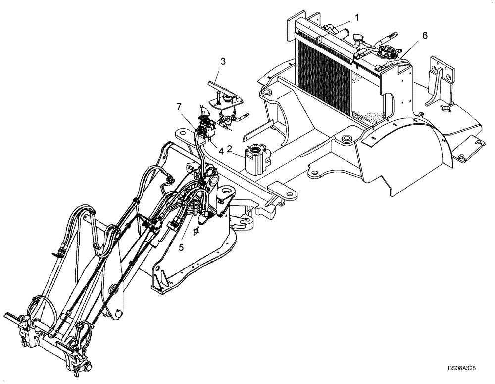 Схема запчастей Case 221E - (20.010[2991466001]) - HYDRAULIC SYSTEM BASIC MACHINE (35) - HYDRAULIC SYSTEMS