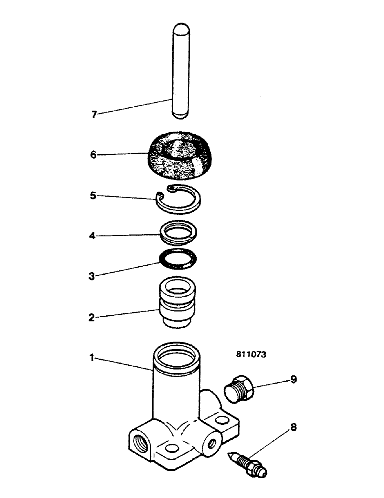 Схема запчастей Case 580G - (396) - SIDESHIFT BACKHOE - LATCH CYLINDER (09) - CHASSIS/ATTACHMENTS