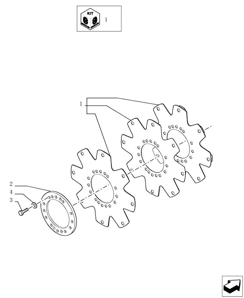 Схема запчастей Case TX1055 - (1.28.A[16]) - TRANSMISSION - COMPONENTS (21) - TRANSMISSION