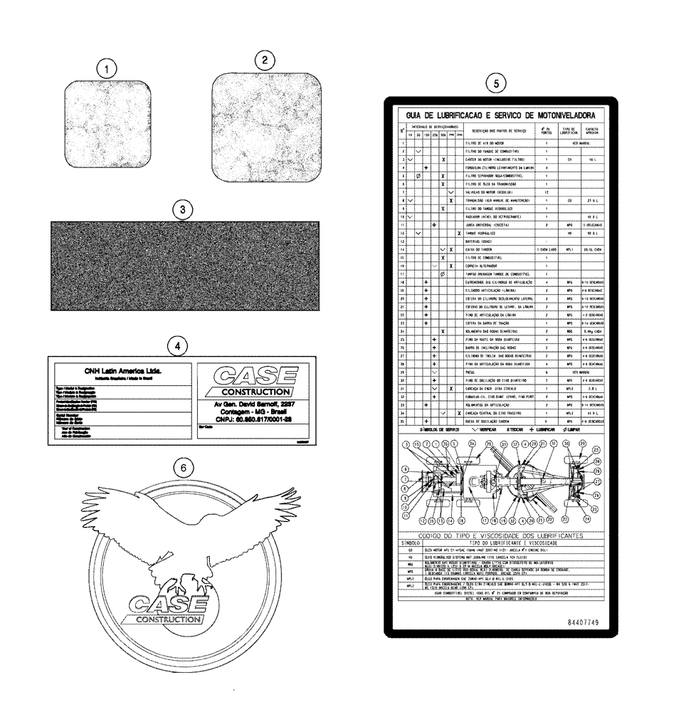 Схема запчастей Case 885B AWD - (09-54[02]) - DECALS (09) - CHASSIS/ATTACHMENTS