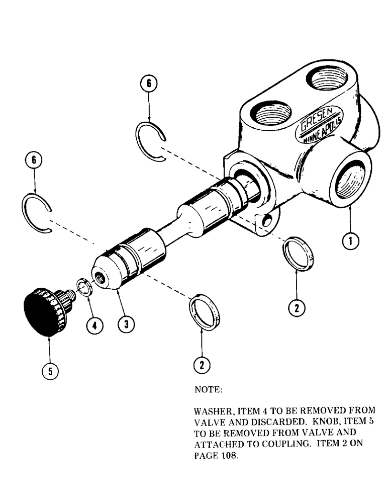 Схема запчастей Case 980 - (110) - TRACK BRAKE VALVE (04) - UNDERCARRIAGE