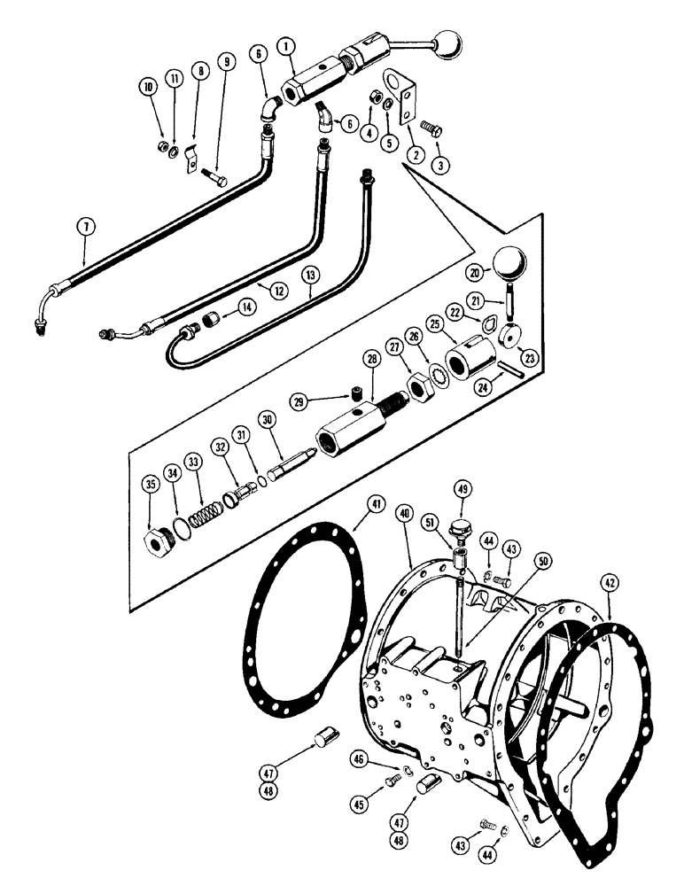 Схема запчастей Case W12 - (114) - TRANSMISSION CLUTCH CUT-OFF, CUT-OFF VALVE, TRANSMISSION (06) - POWER TRAIN