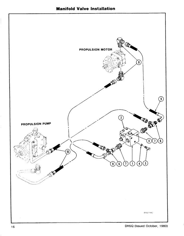 Схема запчастей Case DH5 - (16) - MANIFOLD VALVE INSTALLATION (35) - HYDRAULIC SYSTEMS