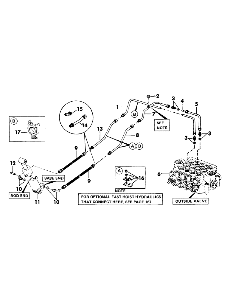 Схема запчастей Case 35YC - (109) - HOIST CYLINDER HYDRAULICS (07) - HYDRAULIC SYSTEM