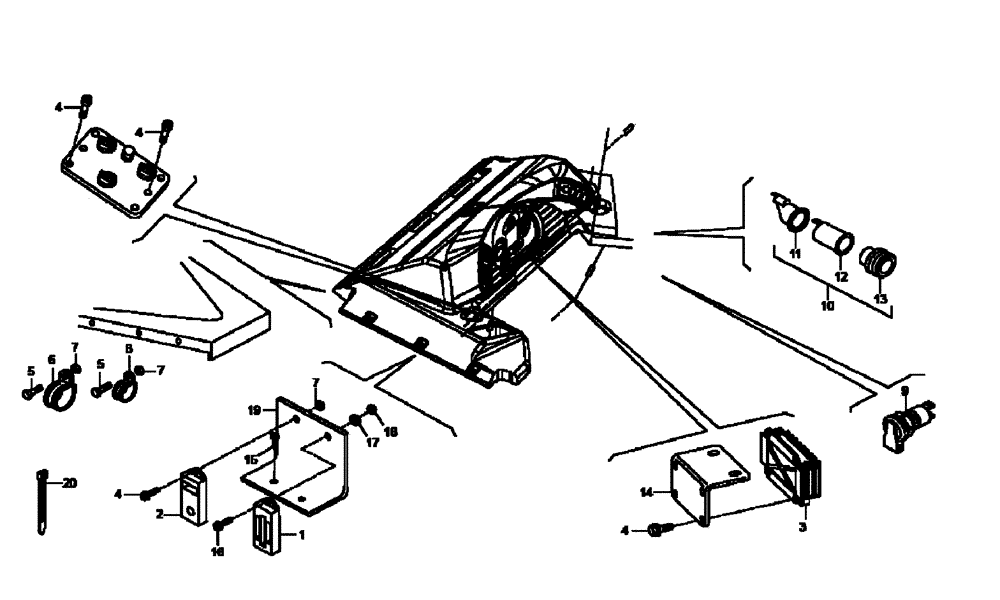 Схема запчастей Case 335B - (67A00002111[001]) - COMPONENTS, ELECTRICAL (P.I.N. HHD0335BN8PG58147 AND AFTER) (84217025) (13) - Electrical System / Decals