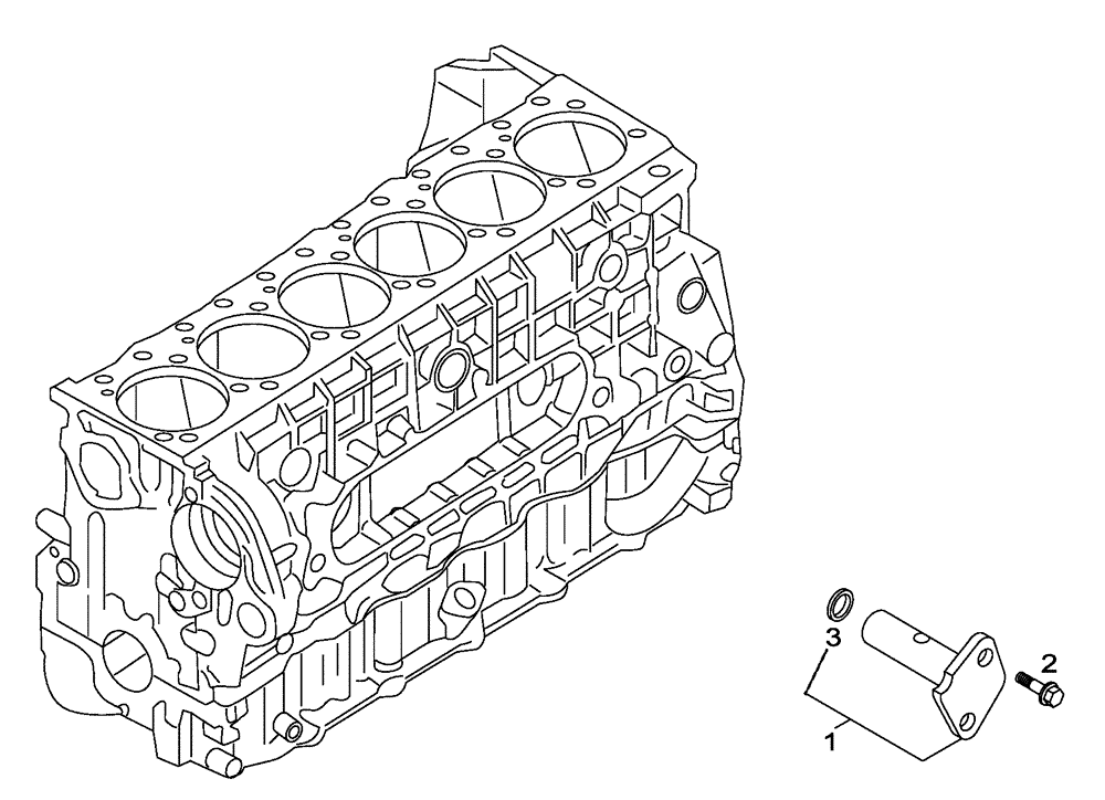 Схема запчастей Case 335 - (01A14010161[001]) - ENGINE - LUBRICATION SYSTEM (87521049) (01) - ENGINE