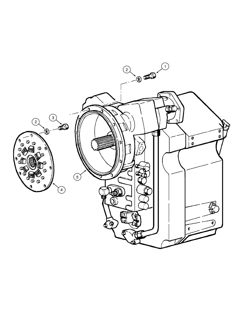 Схема запчастей Case 865 VHP - (06-02[01]) - TRANSMISSION AND COUPLING (06) - POWER TRAIN