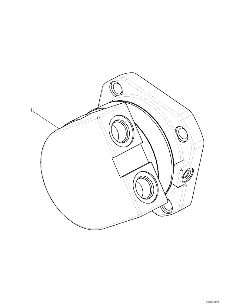 Схема запчастей Case 85XT - (06-18A) - MOTOR ASSY (06) - POWER TRAIN