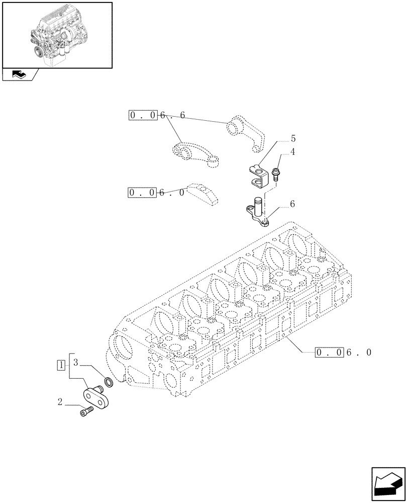 Схема запчастей Case F3AE0684P E909 - (0.37.0) - ENGINE EXHAUST BRAKE (504053957) 