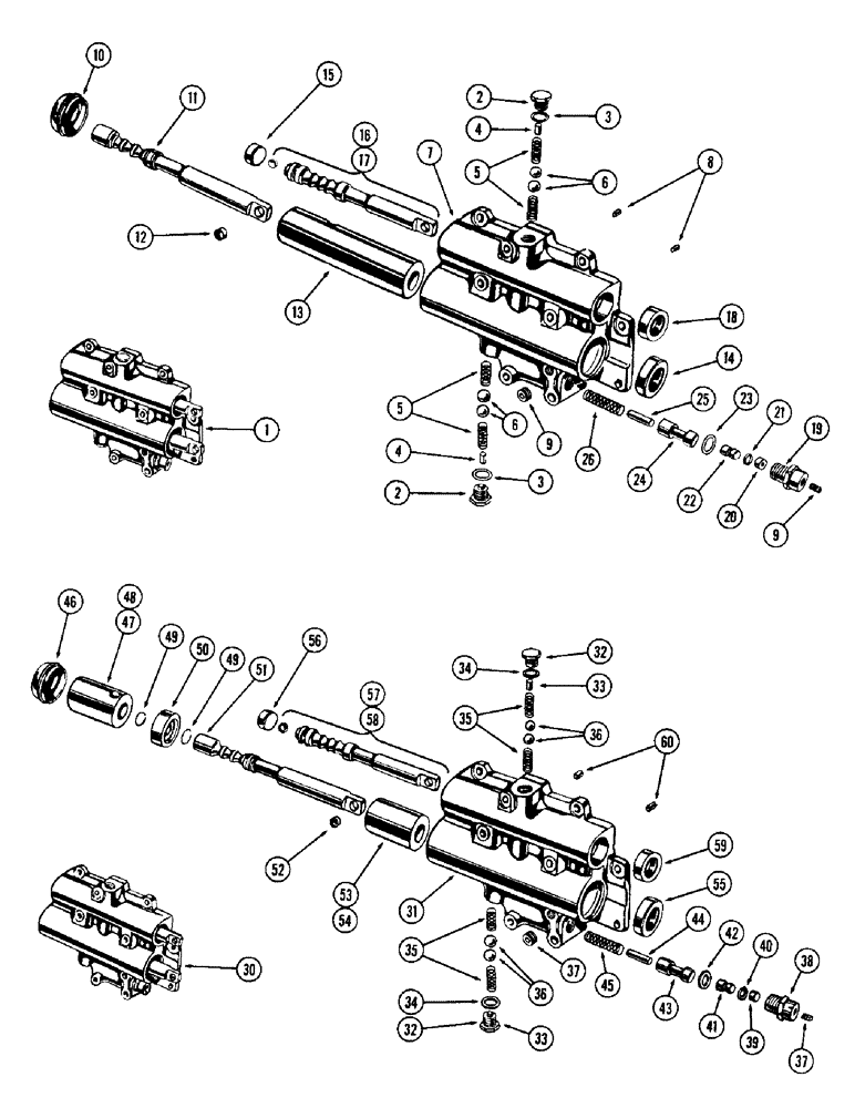 Схема запчастей Case W12 - (102) - CONTROL VALVE, TRANSMISSION SER. NO. 18213 TO S.N. 23080, USED (06) - POWER TRAIN