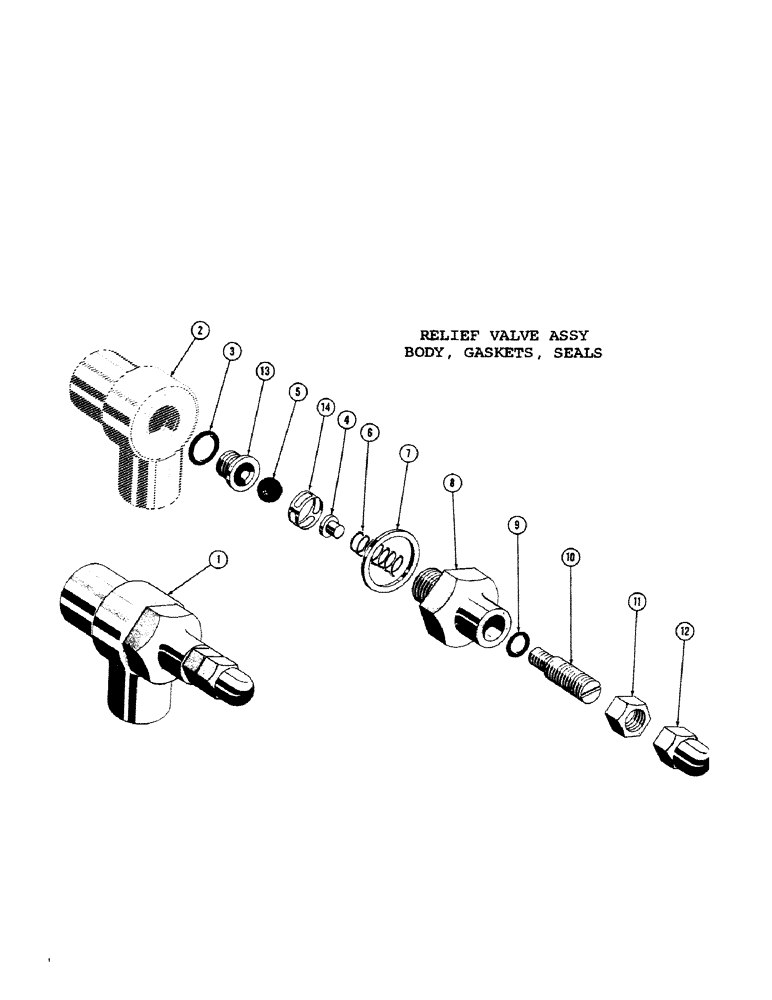 Схема запчастей Case 1000C - (318[1]) - RELIEF VALVE ASSEMBLY, BODY, GASKETS, SEALS (07) - HYDRAULIC SYSTEM