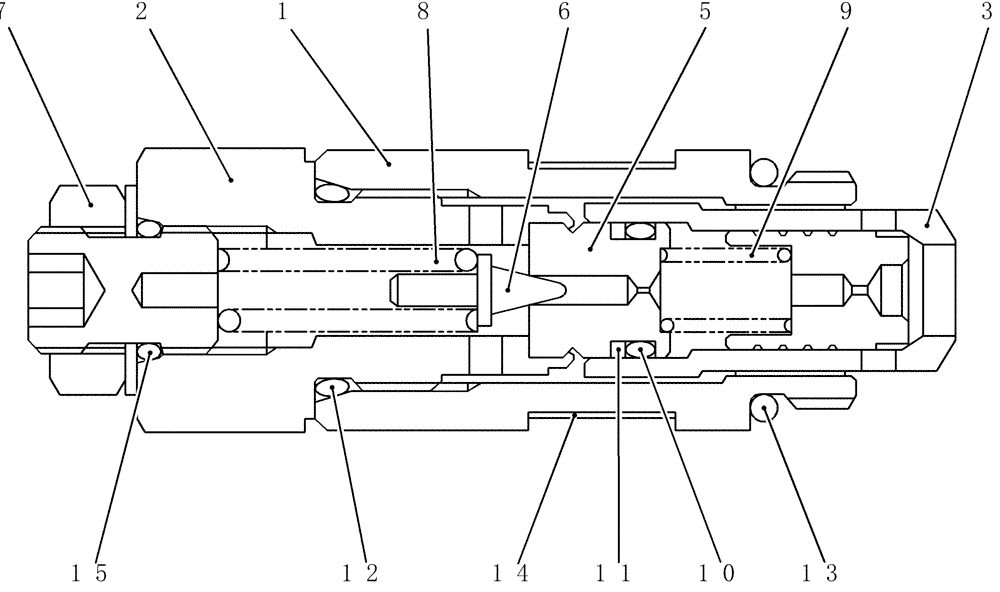 Схема запчастей Case CX50B - (HC014) - VALVE ASSEMBLY, MAIN RELIEF (35) - HYDRAULIC SYSTEMS