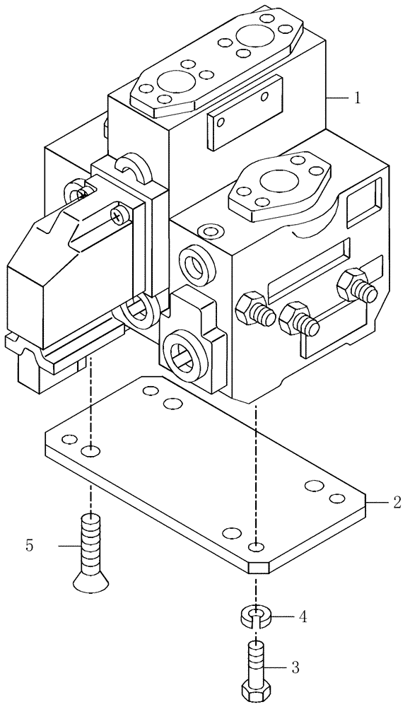 Схема запчастей Case 325 - (5.800[05]) - DUMPING SYSTEM - DISTRIBUTION VALVE (10) - Cab/Cowlings