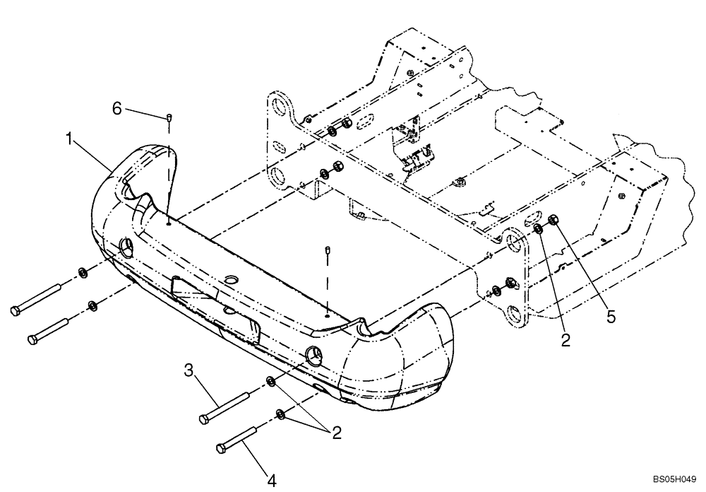 Схема запчастей Case 721E - (09-88) - COUNTERWEIGHTS - 2225 POUND (09) - CHASSIS