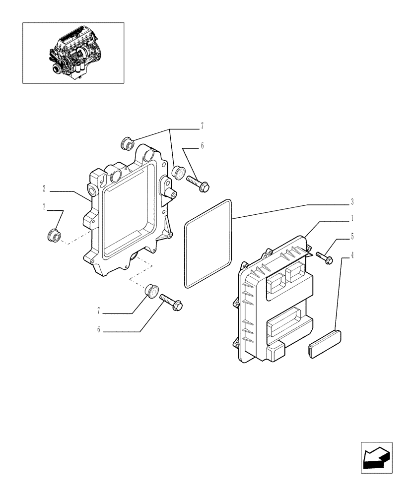 Схема запчастей Case F3AE0684P E906 - (0.17.0[01]) - ELECTRONIC INJECTION (504188407) 