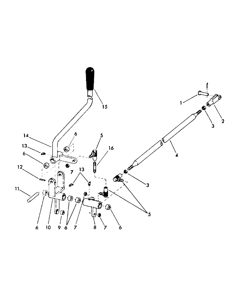 Схема запчастей Case 30YC - (J02) - (OPTIONAL) DUAL CONTROL LINKAGE, (USED AS HOIST AND HYDRAULIC ATTACHMENT - LEVER) (18) - ATTACHMENT ACCESSORIES