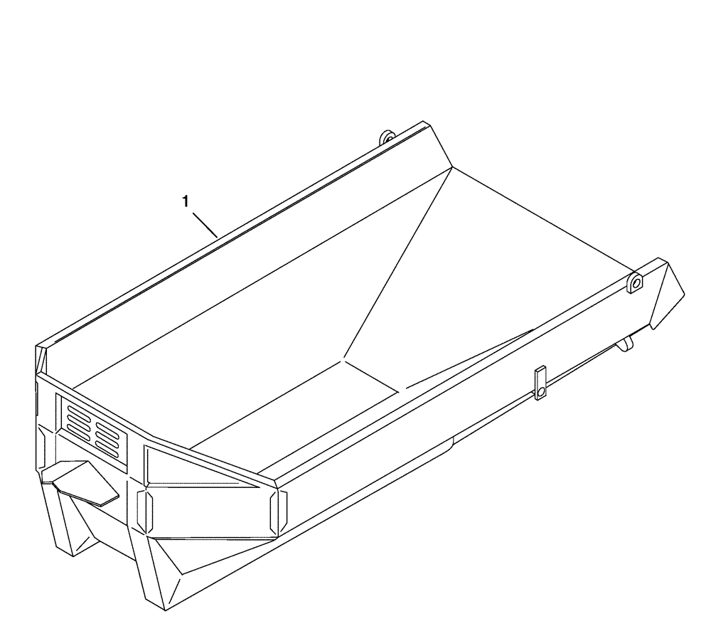 Схема запчастей Case 330 - (72A00000682[01]) - DUMPING SYSTEM - DUMP BODY INSTALLATION (13) - Electrical System / Decals