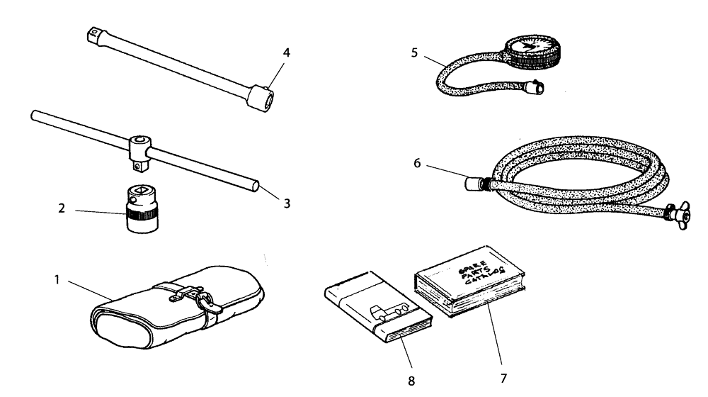 Схема запчастей Case 340 - (98A00000799[001]) - VARIOUS ACCESSORIES (88) - ACCESSORIES