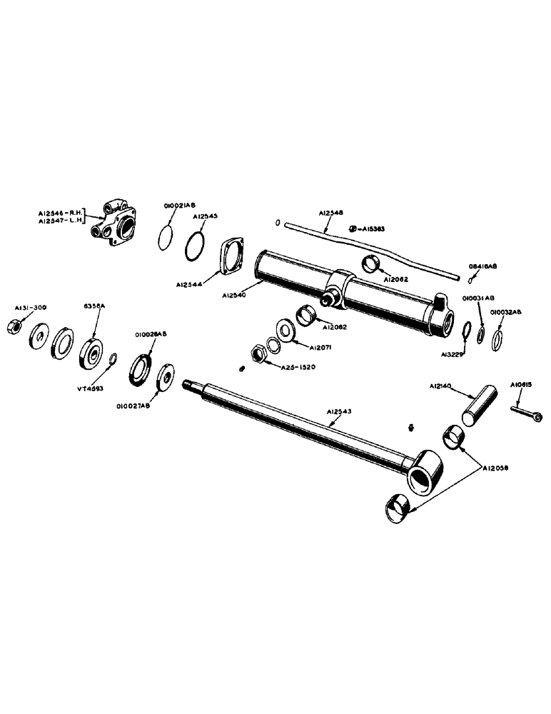 Схема запчастей Case W9 - (150) - HYDRAULIC TILT CYLINDERS R.H. AND L.H. (08) - HYDRAULICS