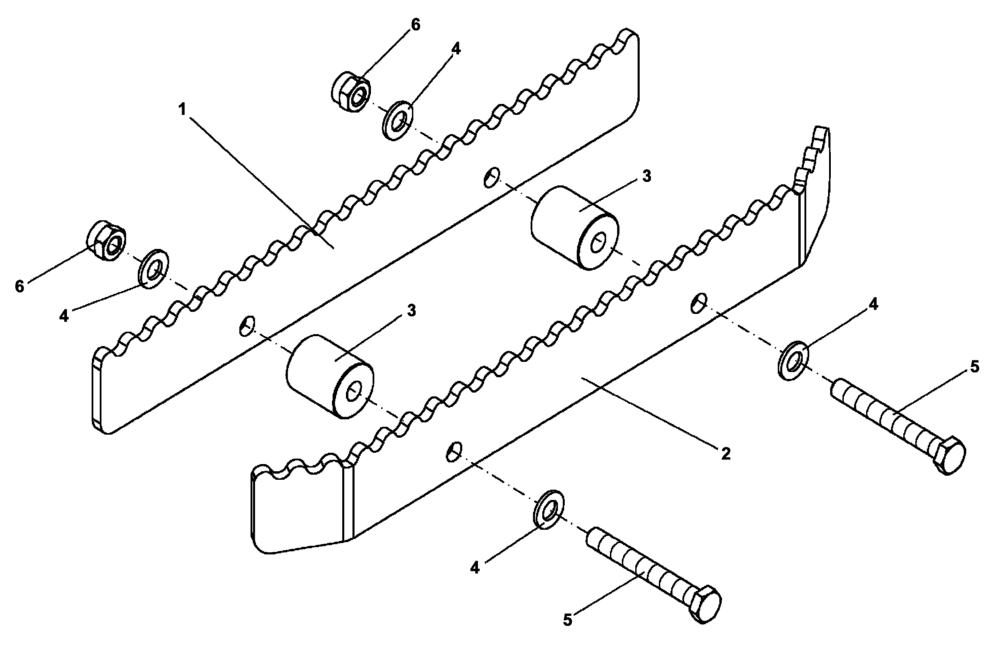 Схема запчастей Case PT240 - (39.100.01[03]) - STEPS (GROUP 71-3 ND144795 & 71-4 ND144796) (39) - FRAMES AND BALLASTING