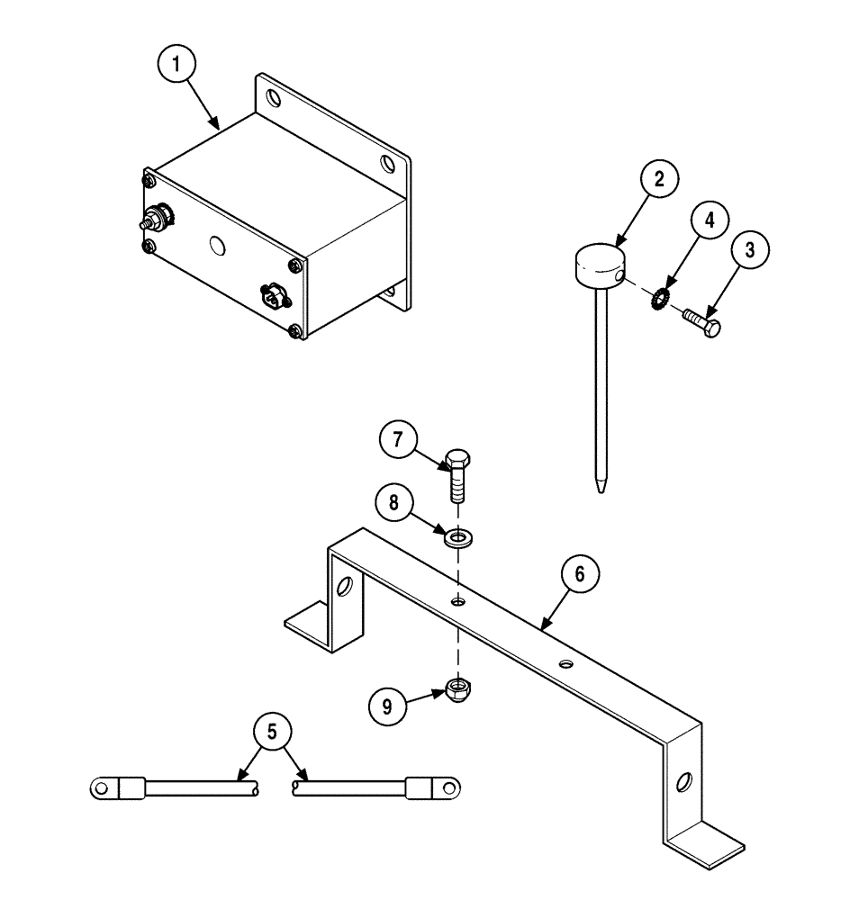 Схема запчастей Case 6030 - (04-11) - ALERT, STRIKE (04) - ELECTRICAL SYSTEMS