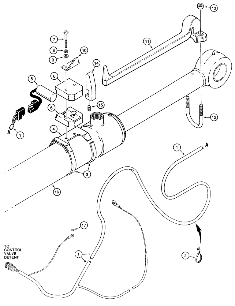 Схема запчастей Case 850E - (9-010) - LOADER RETURN-TO-DIG (09) - CHASSIS/ATTACHMENTS